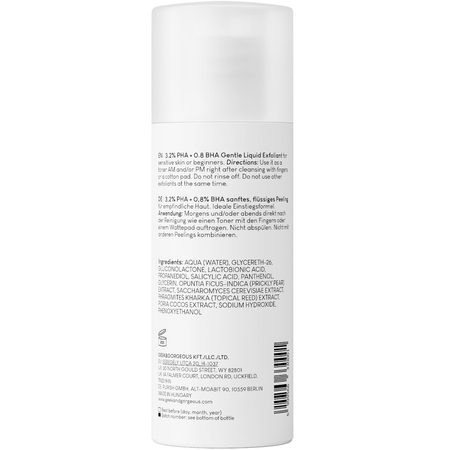 Geek & Gorgeous - Calm Down - Jemný exfoliant pre citlivú pleť s PHA a BHA kyselinami - 100ml
