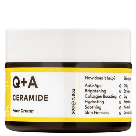 Q+A - Ceramide Barrier Defence Face Cream - Ochranný krém s ceramidmi - 50ml