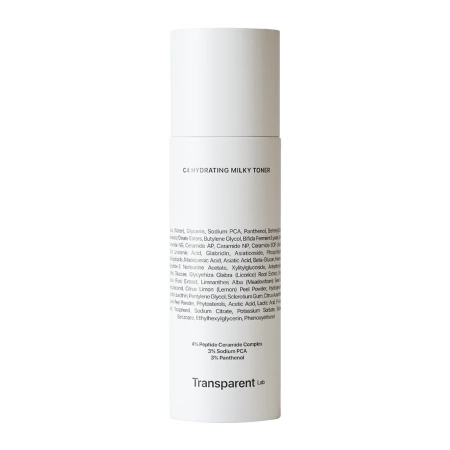 Transparent Lab - C4 Hydrating Milky Toner - Tonikum posilňujúce hydrolipidovú bariéru - 130ml