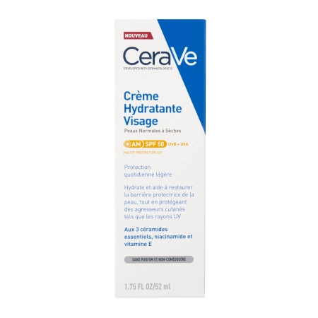CeraVe - Hydratačný pleťový krém s SPF50 - 52ml