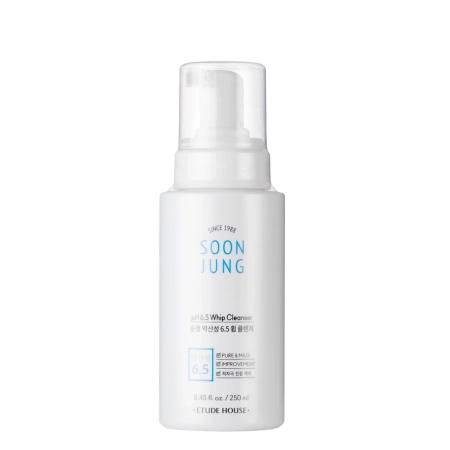Etude House - Soon Jung pH 6,5 Whip Cleanser - Čistiaca pena na pleť s pumpičkou - 250ml