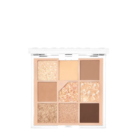 Unleashia - Glitterpedia Eye Palette - Paleta vegánskych očných tieňov - 2 All of Brown - 6,6g