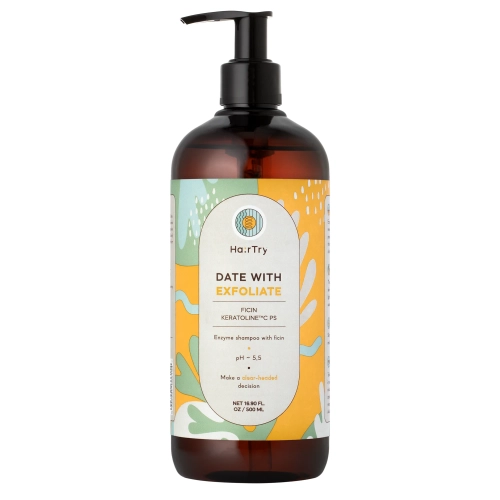 HairTry - Date With Exfoliate - Enzymatický šampón - 500ml