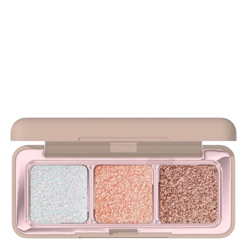 Poppy Head - Just Enough Everyday Glow Eyeshadow Palette - Paleta trblietavých očných tieňov - 01 Shine Agenda - 4,8g