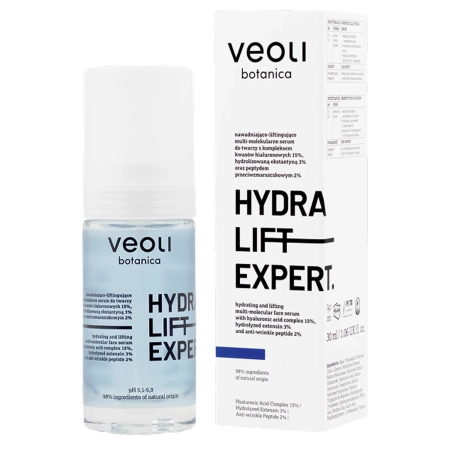 Veoli Botanica - HYDRA LIFT EXPERT - Hydratačno-liftingové multi-molekulárne sérum na tvár - 30 ml
