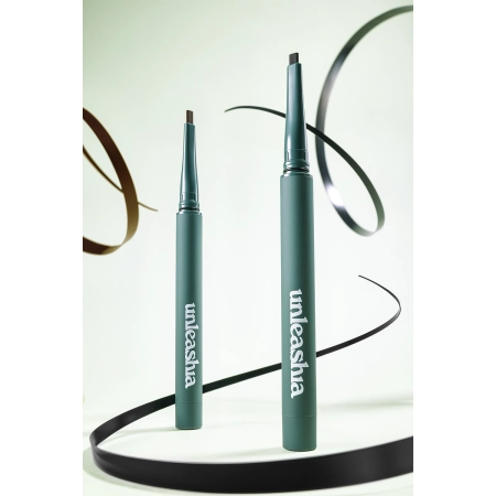 UNLEASHIA - Easy Glide Flat Eyeliner - 02 Brown Mood - Plochá očná linka - 0,15 g