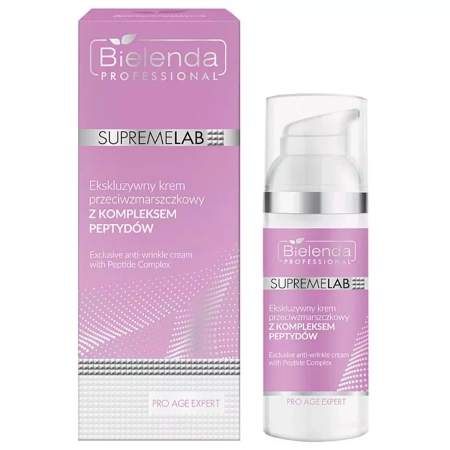Bielenda Professional - Supremelab - Pre Age Expert - Exclusive Anti-Wrinkle Cream with Peptide Complex - Krém proti vráskam s komplexom peptidov - 50 ml
