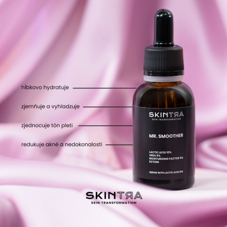 SkinTra - Mr. Smoother - Sérum s 10% kyselinou mliečnou - 30ml