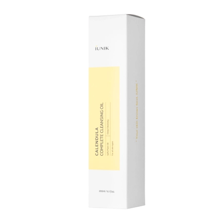 iUNIK - Calendula Complete Cleansing Oil - Odličovací olej s výťažkom z nechtíka lekárskeho - 200ml