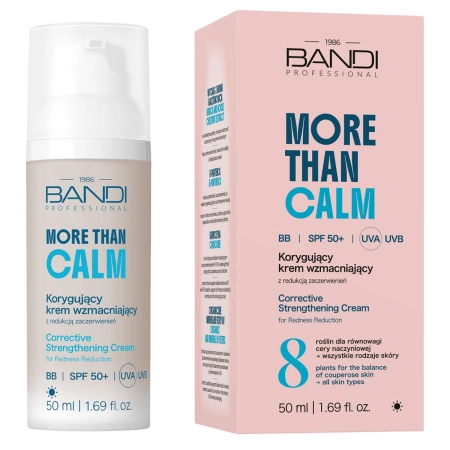 Bandi - More than Calm - Korigujúci a spevňujúci krém SPF 50+ redukujúci začervenania - 50ml