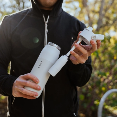 LARQ - Bottle PureVis 2 - Inteligentná, samočistiaca filtračná fľaša s UV-C svetlom - Mojave Dune - 1L