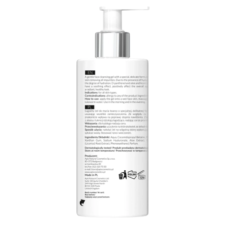 Apis - Moisturizing Face Cleansing Gel with Hyaluronic Acid - Hydratačný čistiaci gél s kyselinou hyalurónovou - 300ml 
