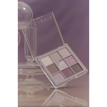 Unleashia - Glitterpedia Eye Palette - Paleta vegánskych očných tieňov - 4 All of Lavender Fog - 6,6g