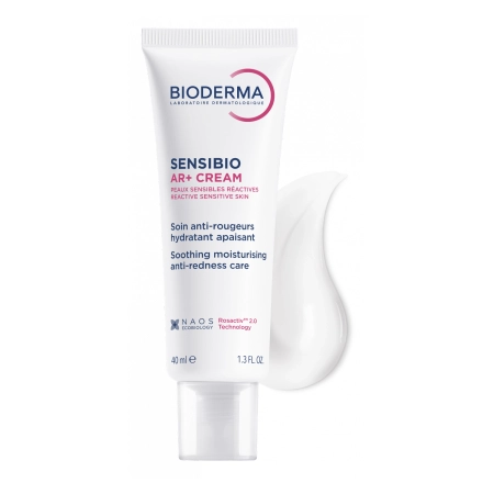 Bioderma - Sensibio AR+ Cream - Upokojujúci a hydratačný krém na zníženie začervenania - 40 ml