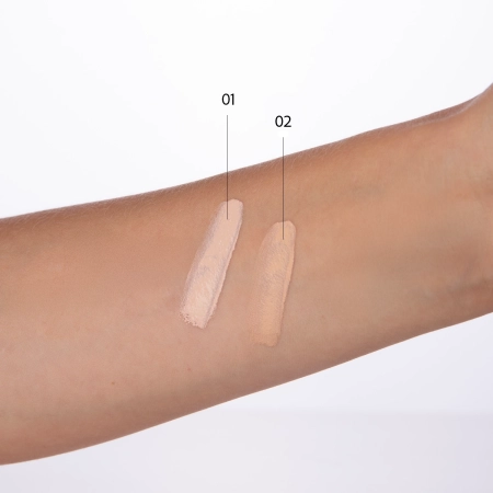Amuse - Dew Power Vegan Cushion - 01 Pure - Rozjasňujúci make-up v hubke - 15 g