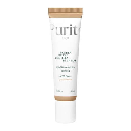  Purito Seoul - Wonder Releaf Centella BB Cream SPF 30 PA+++ #27 Sand Beige - BB krém s pupočníkom ázijským - 30ml