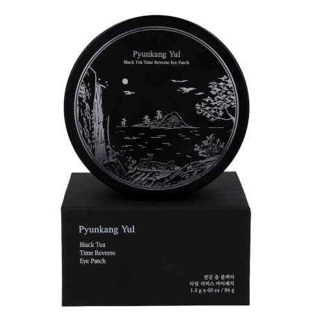 Pyunkang Yul - Black Tea Time Reverse Eye Patch - Hydrogélové hydratačné náplasti pod oči - 60ks