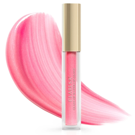 Claresa - Glass Of Water Lip Gloss - Lesk na pery s efektom glazúry - Pink Tonic - 03 - 2 g