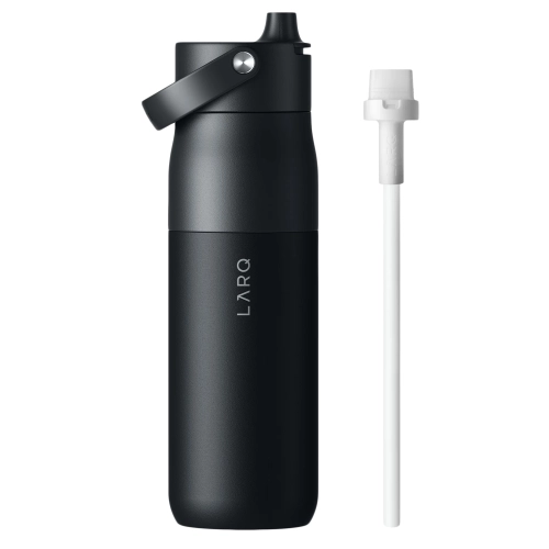 LARQ - Bottle Swig Top - Termická fľaša so slamkou - Obsidian Black - 680ml