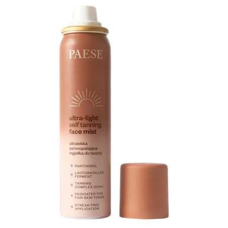 Paese - Ultra-Light Self Tanning Face Mist - Ultraľahký samoopaľovací sprej na tvár - 75ml