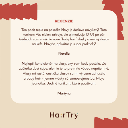 HairTry - Babyhair Fever - Rozohrievajúce tonikum pre rast vlasov - 100ml