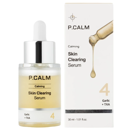 P.Calm - Garlic TXA 4 Skin Clearing Serum - Posilňujúce a upokojujúce sérum na tvár - 30ml