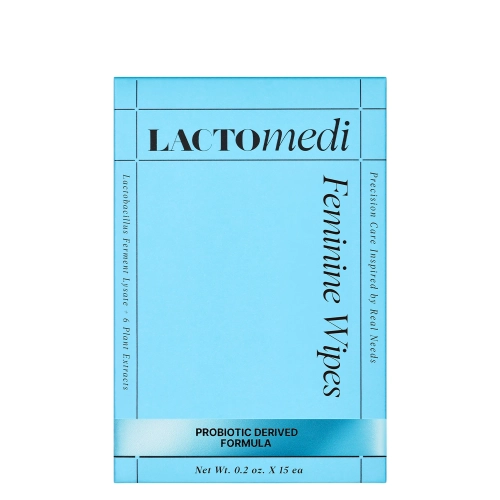 Lactomedi - Feminine Wipes - Vlhčené obrúsky na intímnu hygienu - 15x6g