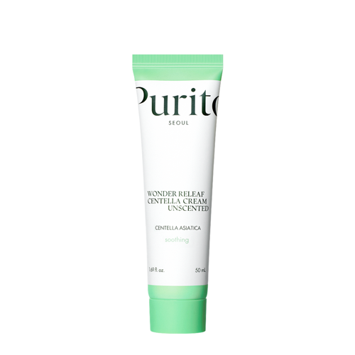 Purito Seoul - Wonder Releaf Centella Cream Unscented - Neparfumovaný krém s extraktom z pupočníka ázijského - 50 ml