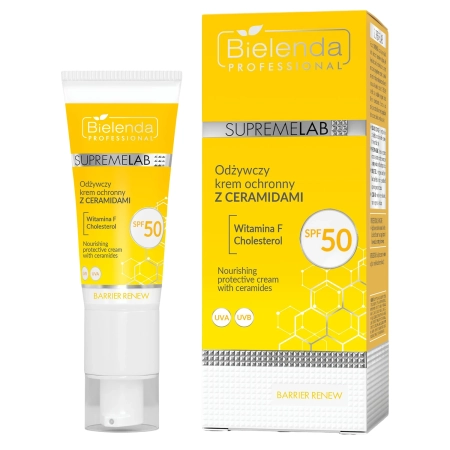 Bielenda Professional - Supremelab - Barrier Renew - Vyživujúci ochranný krém s ceramidmi SPF 50 - 40ml
