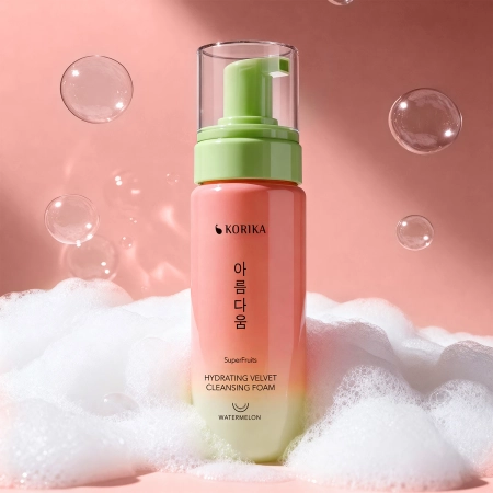 KORIKA - SuperFruits Hydrating Velvet Cleansing Foam - Hydratačná pena na čistenie pleti - 150ml
