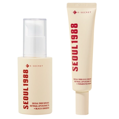 K-Secret - Sada Firming Retinal Duo - Očný krém s retinalom 30 ml + Pleťové sérum s retinalom 30 ml
