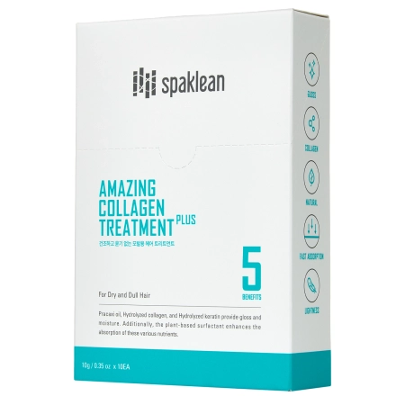 Spaklean - Amazing Collagen Treatment Plus - Regeneračná kúra na vlasy s kolagénom - 10x10ml