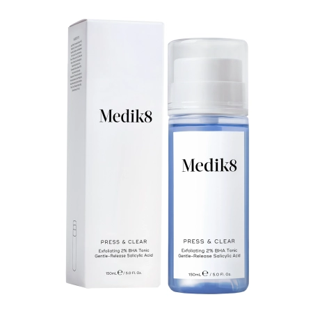 Medik8 - Press&Clear Exfoliating 2% BHA Toner - Exfoliačné tonikum s kyselinou salicylovou - 150ml