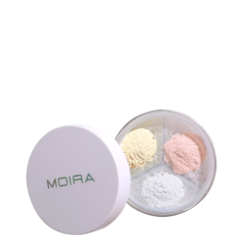 Moira - Set & Correct Loose Setting Powder - Korekčný púder na tvár - 002 Translucent - 4,6g