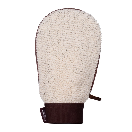 Cosibella Accessories - Obojstranná peelingujúca rukavica na telo - Desert Beige