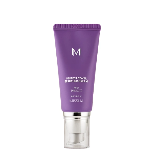 Missha - M Perfect Cover Serum BB Cream SPF50+/PA++++ - Krycí BB krém - sérum - No.27 Honey Beige - 50ml