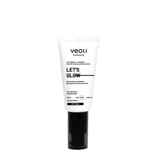 Veoli Botanica - Let's Glow - Rozjasňujúco - hydratačný ľahký BB krém - 2.5N Beige - 30ml