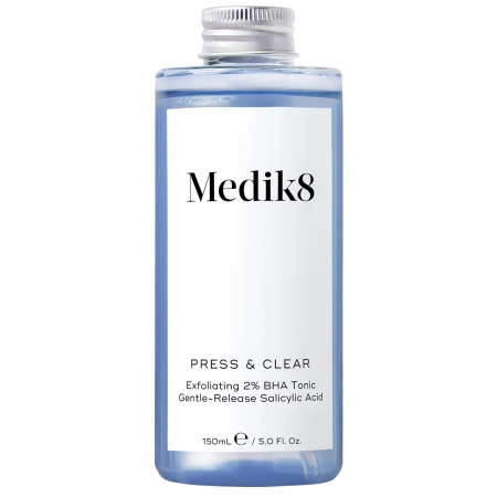 Medik8 - Press&Clear Exfoliating 2% BHA Toner - Exfoliačné tonikum s kyselinou salicylovou - 150ml - Refill