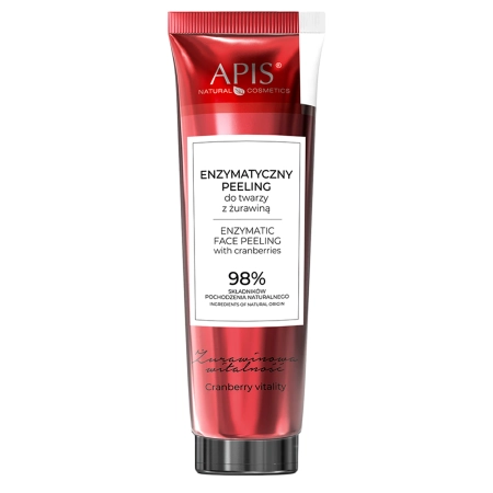 Apis - Enzymatic Face Scrub - Enzymatický pleťový peeling s brusnicou - 100ml