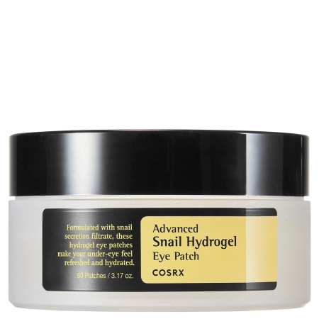 COSRX - Advanced Snail Hydrogel Eye Patch - Hydrogelové náplasti pod oči so slimačím slizom - 60ks