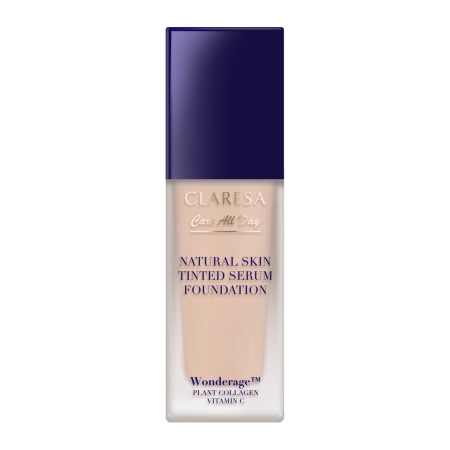 Claresa - Natural Skin Tinted Serum Foundation - Make-up / sérum s prirodzeným finišom - 1C Light Cool - 32ml