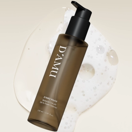 D’AMU - Vita5X BioLacto Mild Acidic Oil-to-Foam Cleanser - Olejová emulzia na odlíčenie a čistenie tváre - 150ml