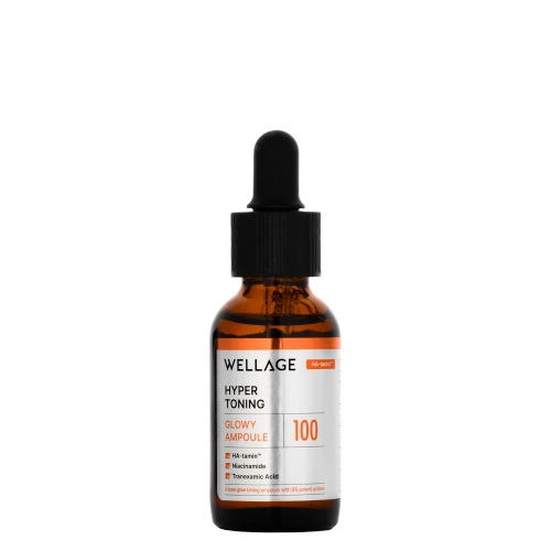 WELLAGE - Hyper Toning Glowy Ampoule - Rozjasňujúco-tonizujúce sérum na tvár - 30ml