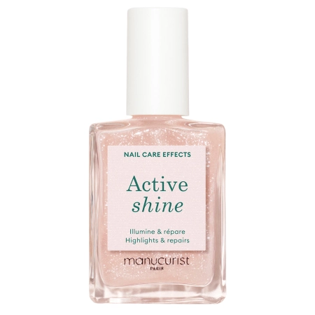 Manucurist - Active - Active Shine - Ošetrujúci lak na nechty 2v1 - 15ml