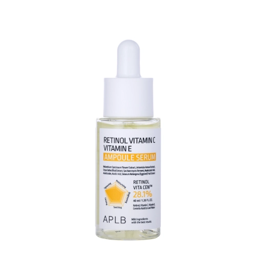 APLB - Retinol Vitamin C Vitamin E Ampoule Serum - Sérum s retinolom a vitamínmi C a E - 40ml