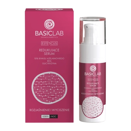 BasicLab - Esteticus - Redukčné sérum 10% kyselinou azelaovou, BHA, glycyrrhizínom - 30ml 