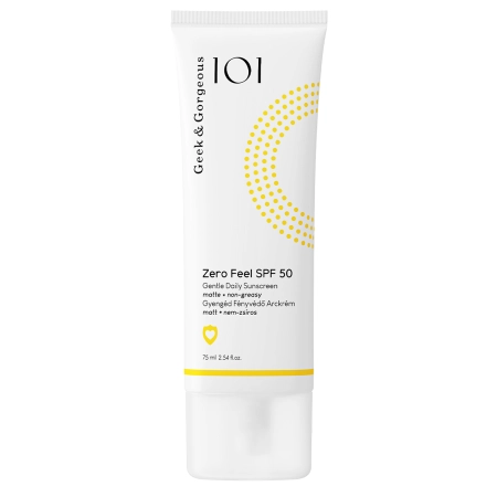 Geek&Gorgeous - Zero Feel SPF50 - Ľahký, neviditeľný opaľovací krém SPF50 - 75ml