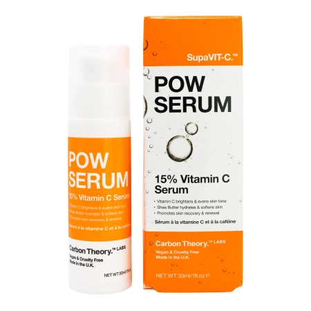 Carbon Theory - SupaVIT-C Pow Serum 15% - Rozjasňujúce pleťové sérum s 15% vitamínom C - 30ml