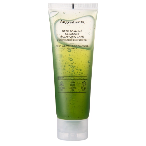 Ongredients - Deep Foaming Cleanser Balancing Care - Hĺbkovo čistiaca pena na tvár - 120ml