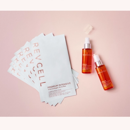 REVCELL - Premium Intensive Vita Collagen Activfilm Full Face - Kolagénová rozpustná maska na tvár - 1ks/3,603g